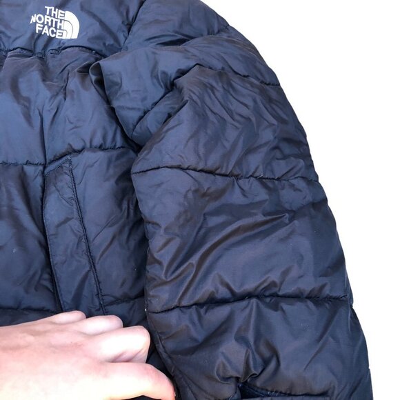 VINTAGE The North Face Nuptse Black 800 Series Jacket Large - Picture 8 of 13